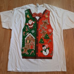 NWOT Christmas T-Shirt Unisex Vest Graphics
